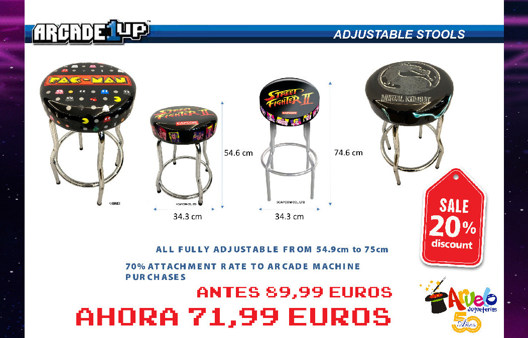 Arcade1up al 20 por ciento de descuento